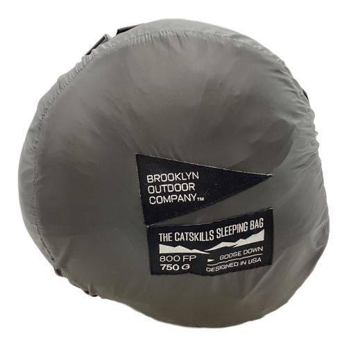 BROOKLYN OUTDOOR COMPANY (ブルックリンアウトドアカンパニー) マミー型シュラフ(ダウン) 800FP 750g THE CATSKILLS SLEEPING BAG