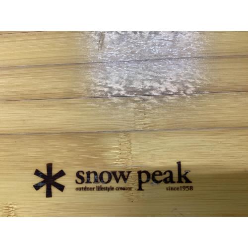 Snow peak (スノーピーク) アウトドアテーブル 72×121.5×66(h)cm ワンアクションテーブルロング竹