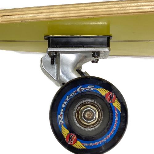 Hawaiian Pro Designs (ハワイアンプロデザイン) In The Pink スケートボード ホイール：Route65 約119cm イエロー