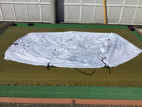 groundcover (グラウンドカバー) シェルター トンネル型テント MOLE. T HAUS MINI