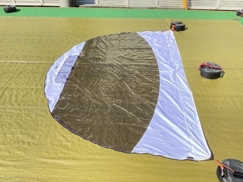 groundcover (グラウンドカバー) シェルター トンネル型テント MOLE. T HAUS MINI