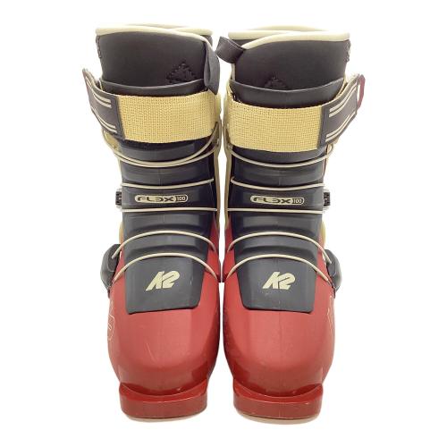 K2 (ケーツー) REVOLVE PRO W スキーブーツ 23-24 レディース SIZE 23.5cm レッド×カーキ