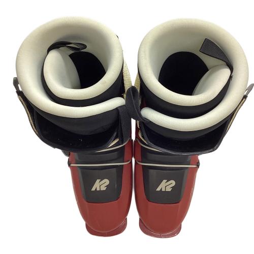 K2 (ケーツー) REVOLVE PRO W スキーブーツ 23-24 レディース SIZE 23.5cm レッド×カーキ