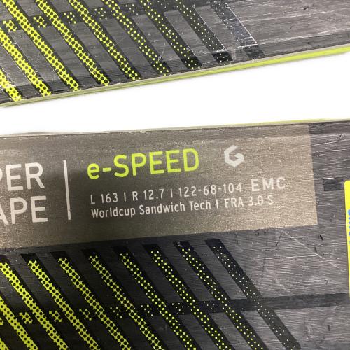 HEAD (ヘッド) SUPERSHAPE e-SPEED カービングスキー 21-22 163cm