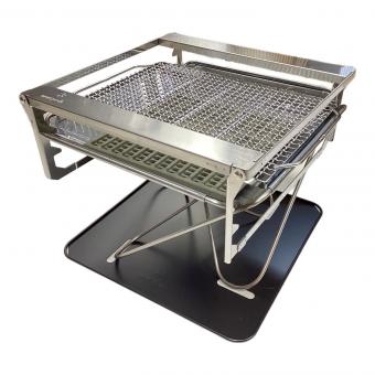 Snow peak (スノーピーク) 焚火台Lスターターセット 焚火台 SET-112S 別売りグリルブリッジ・焼き網Pro付