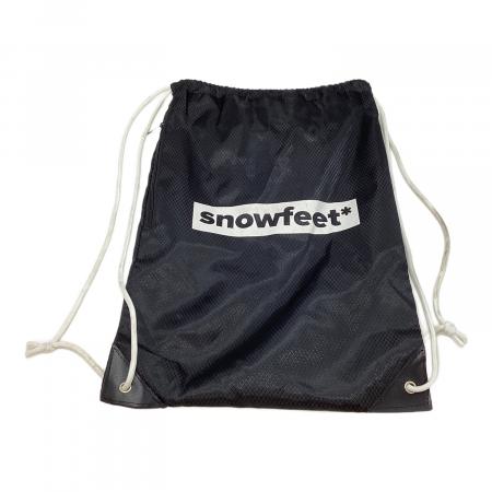 正規品 feet（スノーフィート）バックパック付き snowfeet (スノーフィート) スノーフィート スキー雑貨 ブラック