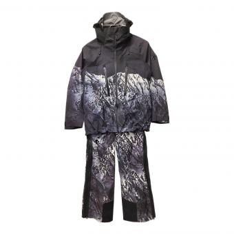 DESCENTE (デサント) S.I.O 3L HARD SHELL JACKET & BIB/ TAKA スキーウェア(セット) DWUWJK52T/DWUWJD53ST 23-24 メンズ SIZE O ネイビー