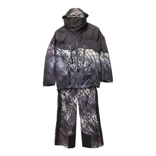 DESCENTE (デサント) S.I.O 3L HARD SHELL JACKET & BIB/ TAKA スキーウェア(セット) DWUWJK52T/DWUWJD53ST 23-24 メンズ SIZE O ネイビー