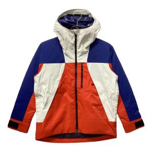 GOLDWIN (ゴールドウイン) 2-tone Color Hooded Jacket スキーウェア(ジャケット) G13303 24-25 メンズ SIZE XS ブルー×レッド×ホワイト