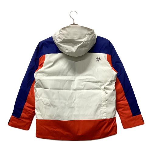 GOLDWIN (ゴールドウイン) 2-tone Color Hooded Jacket スキーウェア(ジャケット) G13303 24-25 メンズ SIZE XS ブルー×レッド×ホワイト
