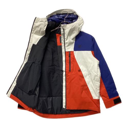 GOLDWIN (ゴールドウイン) 2-tone Color Hooded Jacket スキーウェア(ジャケット) G13303 24-25 メンズ SIZE XS ブルー×レッド×ホワイト