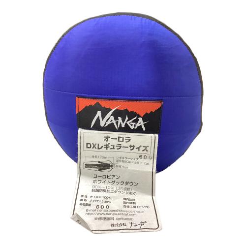 NANGA (ナンガ) マミー型シュラフ(ダウン) オーロラ600DX レギュラーサイズ