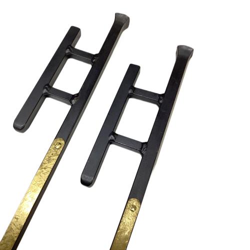 llama (ラマ) ランタンスタンド ブラック×ゴールド ランタンスタンドギミックトップ Type1 brass