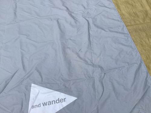 and wander (アンドワンダー) レクタタープ  タープ44