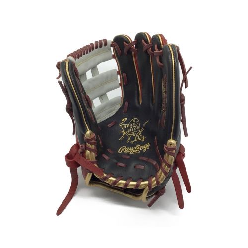 RAWLINGS (ローリングス) 軟式グローブ レッド×ブラック 右投げ 内野用 GRXHMN62W