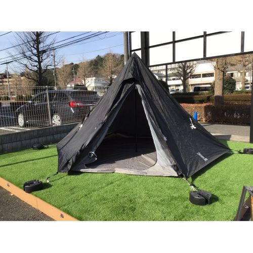 Dod ディーオーディー ドッペルギャンガー モノポールテント 入手困難品 別売りグランドシート付 T5 47 Bk ワンポールテントm 325 370 0cm 3 5人用 トレファクonline