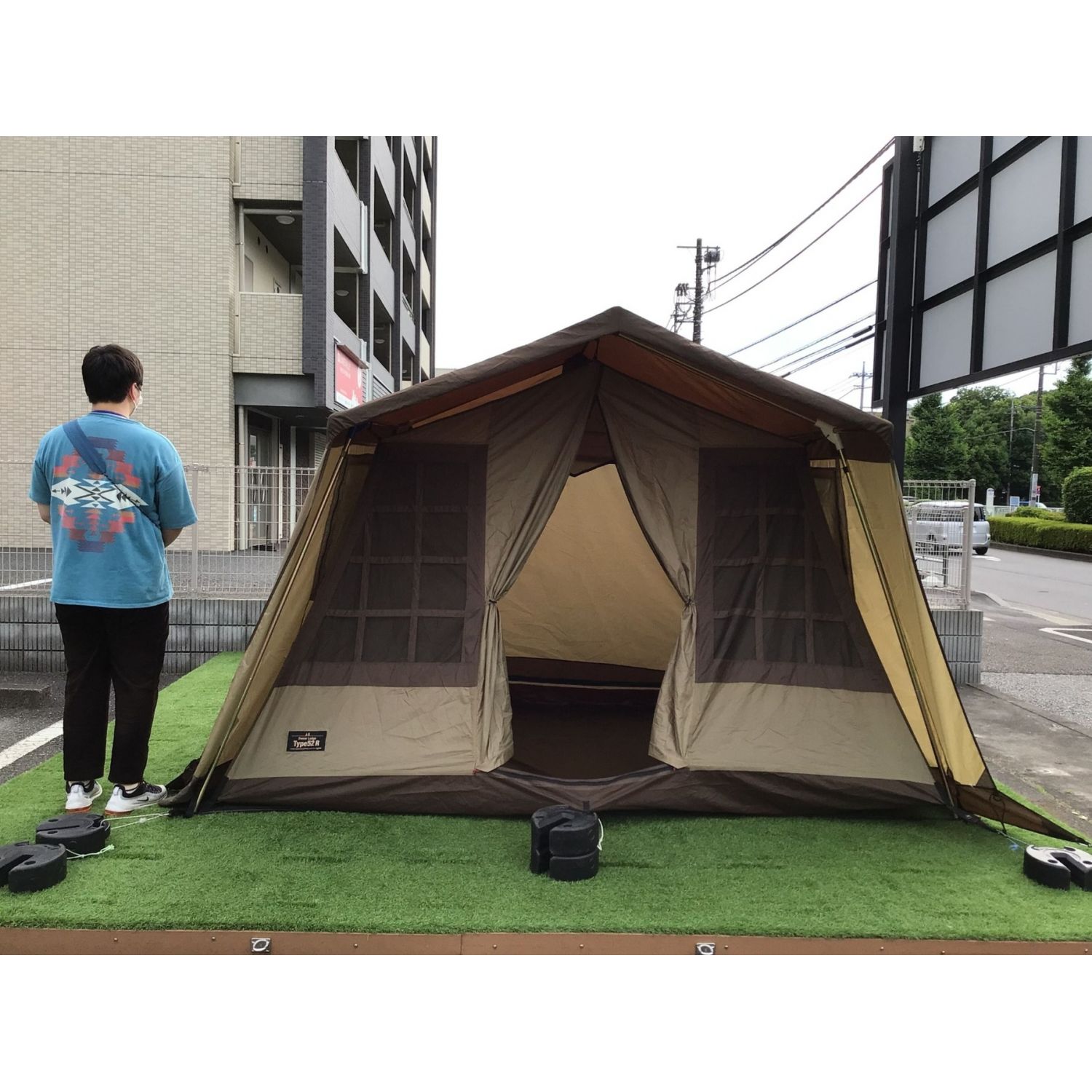 OGAWA CAMPAL (オガワキャンパル) ロッジテント 別売りマット・PVC