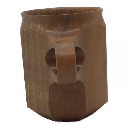 Akihiro WOODWORKS (アキヒロウッドワークス) ジンカップ 木製マグカップ (上部直径7.4cm 高さ9.9cm)