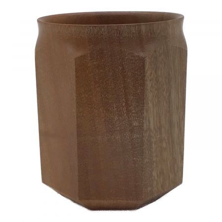 Akihiro WOODWORKS (アキヒロウッドワークス) ジンカップ 木製マグカップ (上部直径7.4cm 高さ9.9cm)