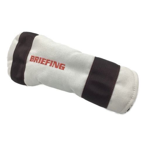 BRIEFING (ブリーフィング) ヘッドカバー ホワイト×ブラウン