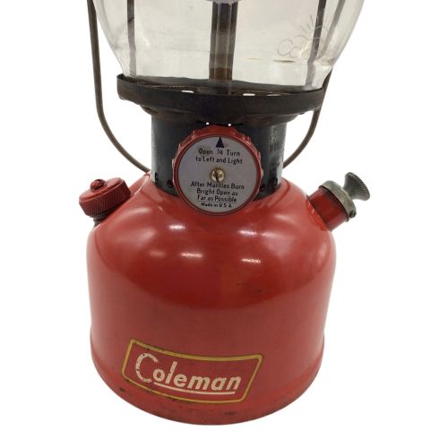 Coleman (コールマン) ガソリンランタン 前期 イエローボーダー ブラックバンド 1953年2月製 サンシャインロゴ(グローブ) 200A