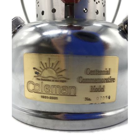 Coleman (コールマン) ガソリンランタン 2000年5月製 100周年 艶有 200-444J センテニアルランタン No.07059
