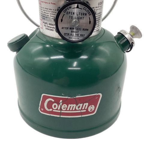 Coleman (コールマン) 200A 1981年7月製 グリーン クラムシェルケース 