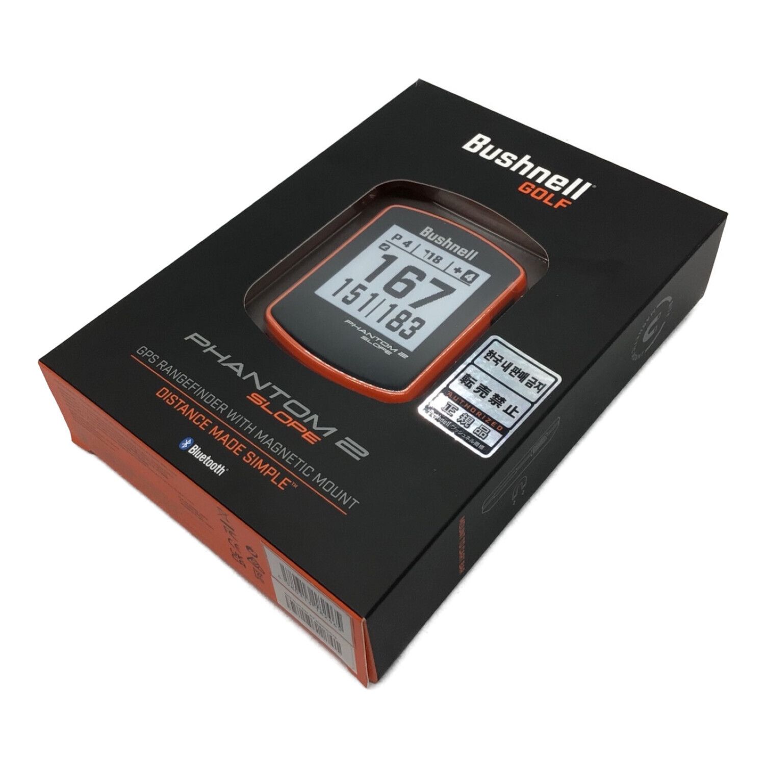 Bushnell (ブッシュネル) ファントム2 スロープ GPS対応 オレンジ 未使用品 ゴルフ距離測定器