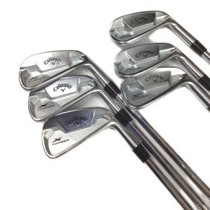 Callaway (キャロウェイ) アイアンセット 2021モデル @ X STAR forged フレックス【S】 N.S.PRO modus3 ツアー105 6本セット(5/6/7/8/9/PW) 純正グリップ良好