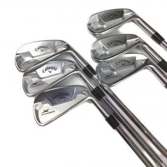 Callaway (キャロウェイ) アイアンセット 2021モデル @ X STAR forged フレックス【S】 N.S.PRO modus3 ツアー105 6本セット(5/6/7/8/9/PW) 純正グリップ良好