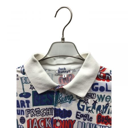 JACK BUNNY (ジャックバニー) 半袖ポロシャツ 262-9160343 メンズXL ホワイト ゴルフウェア