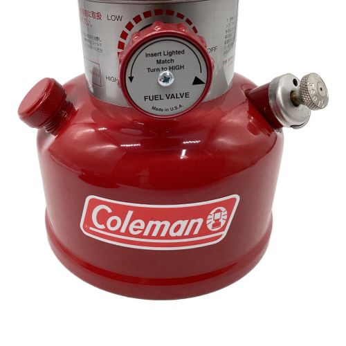 Coleman (コールマン) ガソリンランタン レッド 2021年11月製 ワンマントルランタン