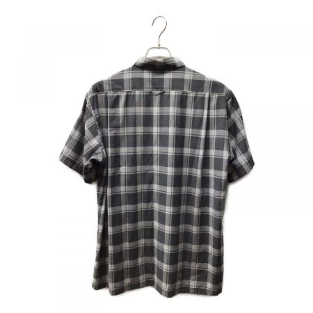 山と道 (ヤマトミチ) メリノショートスリーブシャツ メンズL グレー トレッキングウェア(シャツ)