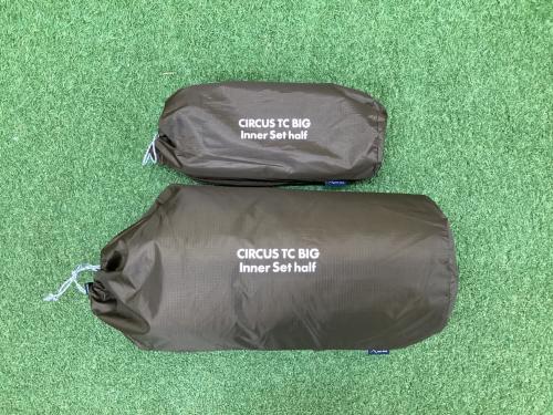 tentmark DESIGNS (テンマクデザイン) テントアクセサリー インナー513～411×269×(H)250cm サーカス TC BIG インナーセット  ハーフ  (インナーテント・グランドシート