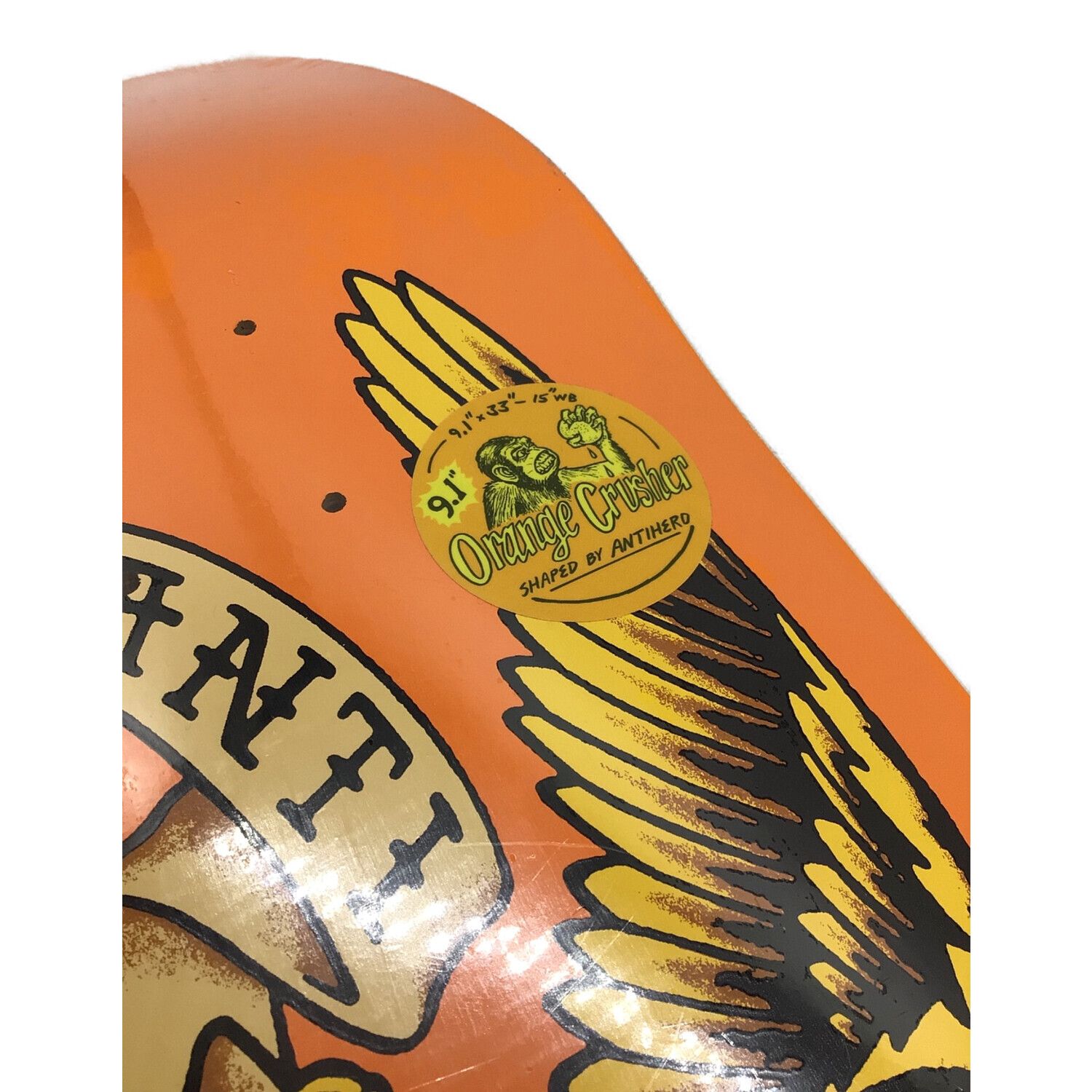 ANTIHERO (アンタイヒーロー) スケートボード パープル×オレンジ