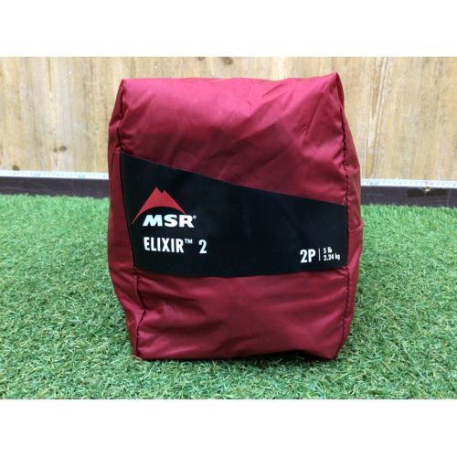 MSR (エムエスアール) ドームテント タグ付き フットプリント付き エリクサー2 約213×127×102㎝ 1～2人用 未使用品