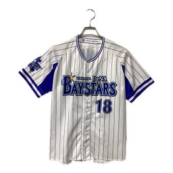 横浜DeNAベイスターズ (ベイスターズ) 応援グッズ SIZE M ホワイト 【18】三浦大輔 サイン証明無 ユニフォーム ホームレプリカ