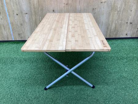 【中古品】スノーピーク ワンアクションローテーブル竹  Peak ワンアクションローテーブル竹| スノーピーク(Snow Peak)