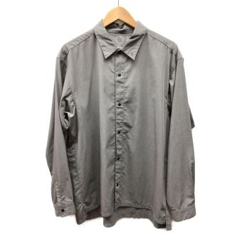 山と道 (ヤマトミチ) トレッキングウェア(シャツ) ユニセックス SIZE L グレー バンブーシャツ