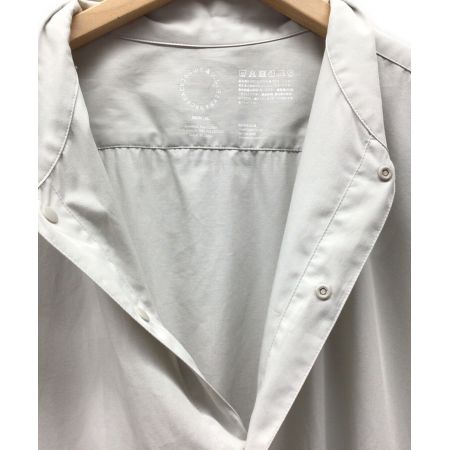 山と道 (ヤマトミチ) トレッキングウェア(シャツ) メンズ SIZE XL ライトグレー 半袖 Bamboo short sleeve shirt