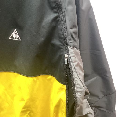 le coq sportif GOLF (ルコック スポルティフ ゴルフ) ジップジャケット QG4701 メンズ SIZE L ブラック×イエロー ゴルフウェア