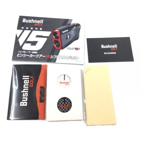 Bushnell (ブッシュネル) ゴルフ用レーザー距離計 ブラック×レッド 収納ケース欠品 TOUR V5