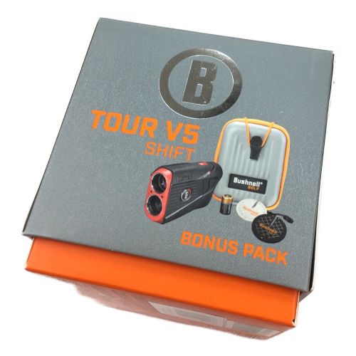 Bushnell (ブッシュネル) ゴルフ用レーザー距離計 ブラック×レッド 収納ケース欠品 TOUR V5