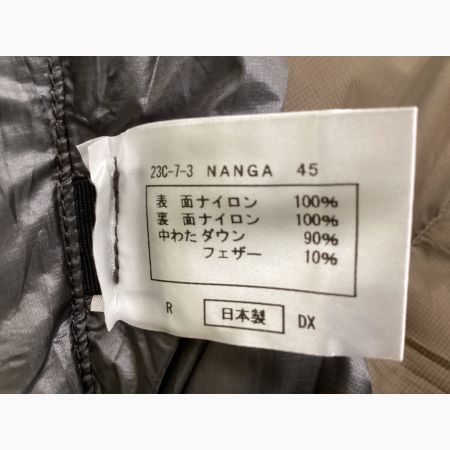 NANGA (ナンガ) ダウンシュラフ メッシュバッグ付き ブラウン オーロラライト450DX ダウン 【冬用】 203cmまで