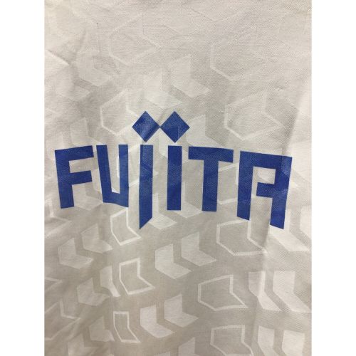 FUJITA (フジタカヌー) サッカーユニフォーム メンズ ホワイト 現:湘南ベルマーレ 当時物希少品 94-5