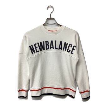 NEW BALANCE (ニューバランス) ゴルフウェア(トップス) レディース SIZE XS ホワイト 裏起毛 トレーナー  012-0262506