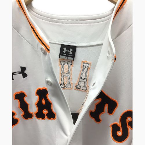 読売ジャイアンツ (ヨミウリジャイアンツ) 応援グッズ SIZE L ホワイト 【24】高橋由伸 UNDER ARMOUR ユニフォーム ホーム レプリカ MYG4018