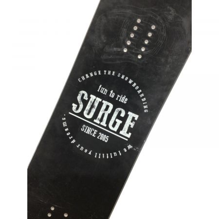 surge (サージ) スノーボード 157cm ブラック @ 2x4 キャンバー SHARK
