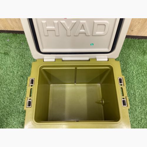 HYAD (ヒャド) クーラーボックス 25.6L カーキ アイスボックス 27ICEBOX