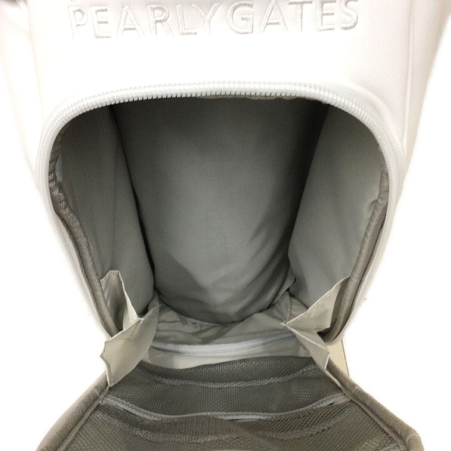 PEARLY GATES キャディバッグ ホワイト ディズニーコラボ/2023SSモデル